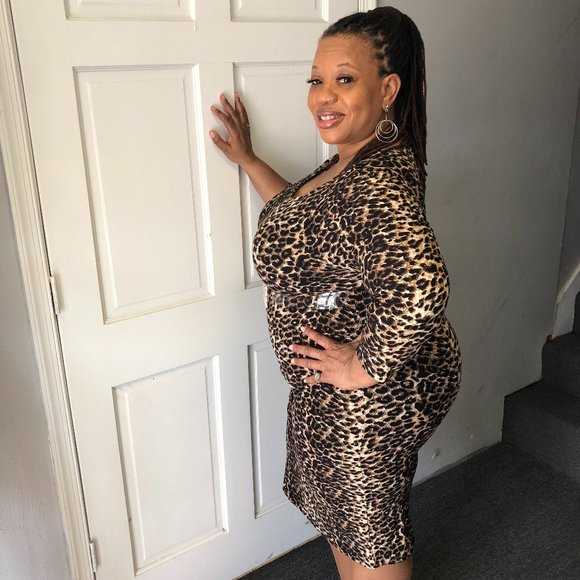 Animal Print Dress - Picture 1 of 1